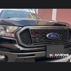 Ford Ranger Ram Air Intake Scoop - Red - 2.3L Ecoboost